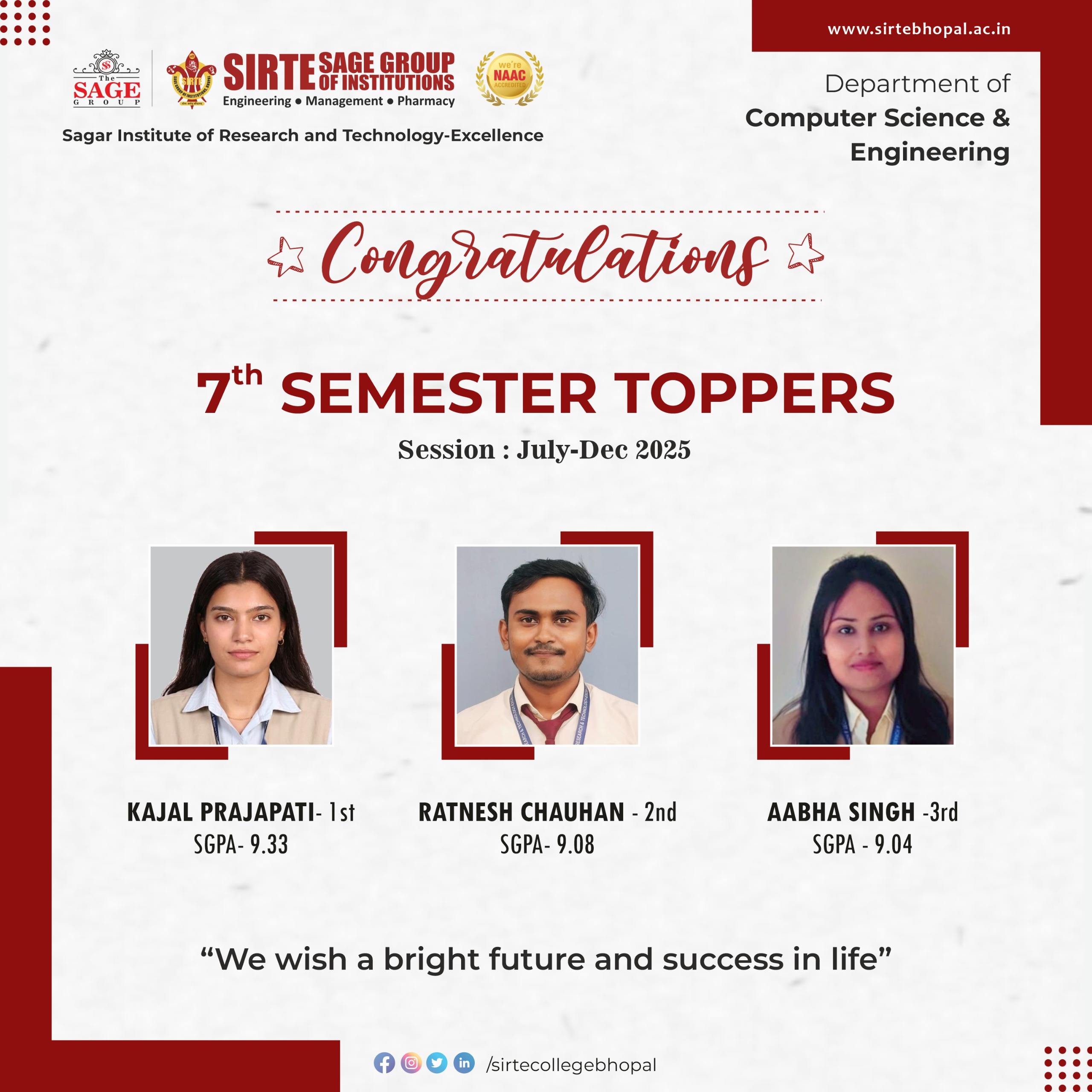 Course Topper Sticker SAGE Courses